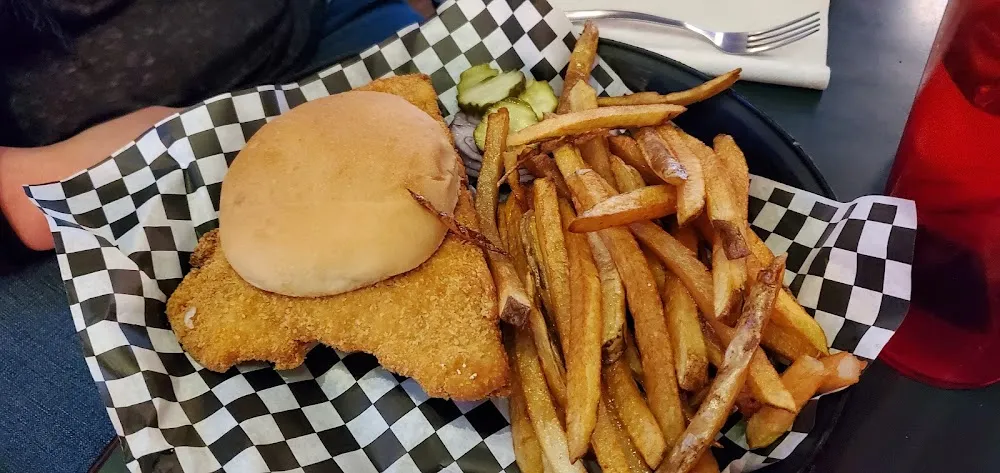 Half Pork Tenderloin Sandwich